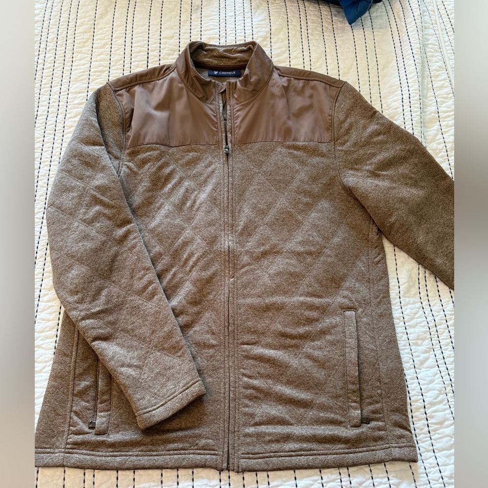 Cremieux Men's Brown Quikted Jacket size Large